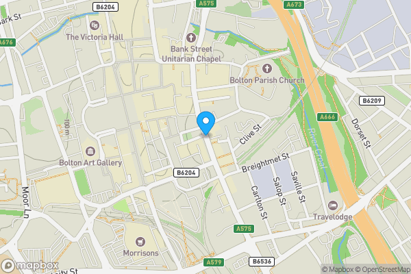 Map location for Bradshawgate, BOLTON, Lancashire, BL1 1QD