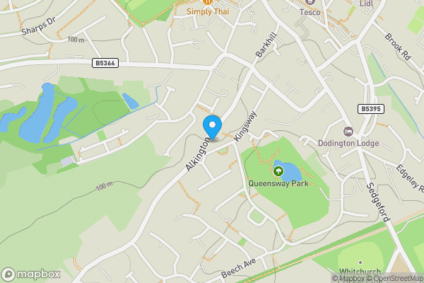 Map location for 16, Alkington Road, Whitchurch, SY13 1ST