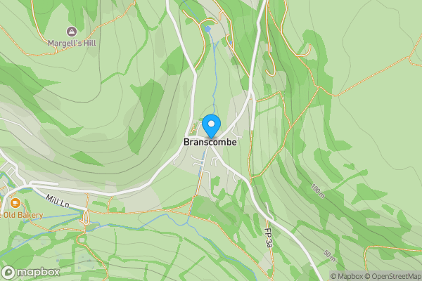 Map location for Woodsman Cottage, Branscombe, Seaton, Devon EX12 3DE