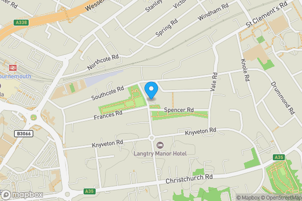 Map location for 22 Gardens View, Bournemouth, BH1 3QA