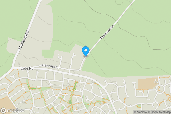 Map location for Primrose Lane, Yeovil, Somerset, BA21 5SH