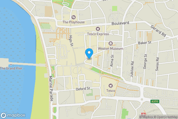 Map location for 36 - 38 Meadow Street, Weston-Super-Mare, BS23 1QQ