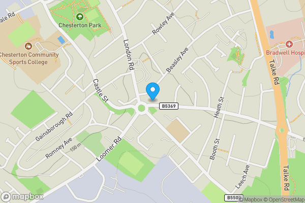 Map location for 6 The Courtyard, Beasley Avenue, Newcastle under Lyme, Staffordshire, ST5 7RW