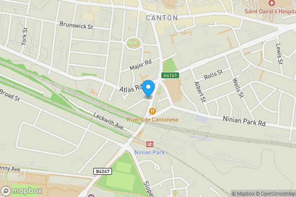 Map location for 40 Leckwith Road, Cardiff, CF11 6HN