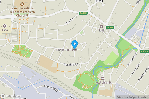 Map location for 196 Bilsby Lodge, Chalklands, Wembley, Middlesex, HA9 9DY