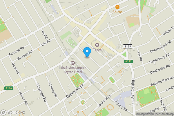 Map location for 35 Westerham Road, Leyton, London E10 7AE