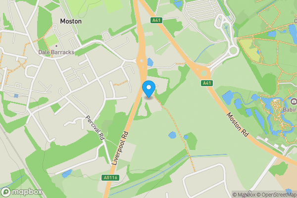 Map location for Oaklea, Liverpool Road, Moston, Chester CH2 4BA