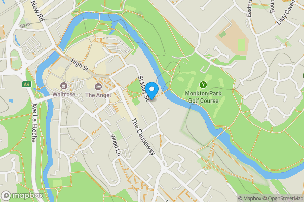 Map location for Flat 5, 45 St Mary Street, Chippenham, SN15 3JW