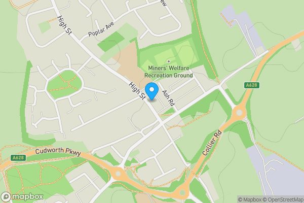 Map location for 26 High Street, Shafton, Barnsley, South Yorkshire S72 8QB