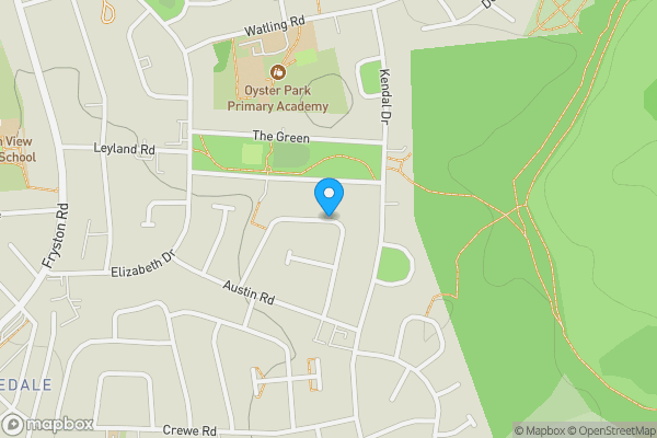 Map location for Arnside Crescent, Castleford, West Yorkshire, WF10 3NT