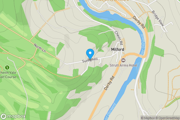 Map location for Sunny Hill, Belper, Derbyshire, DE56 0QR