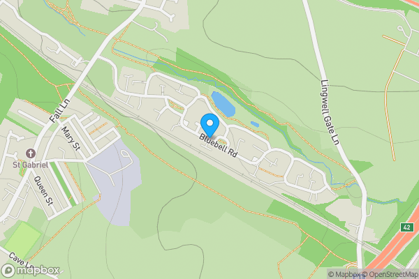 Map location for 24 Bluebell Road, East Ardsley, Wakefield, West Yorkshire, WF3 2LS