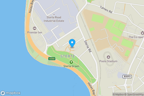 Map location for 72 Sterte Court, Sterte Close, Poole, BH15 2AX