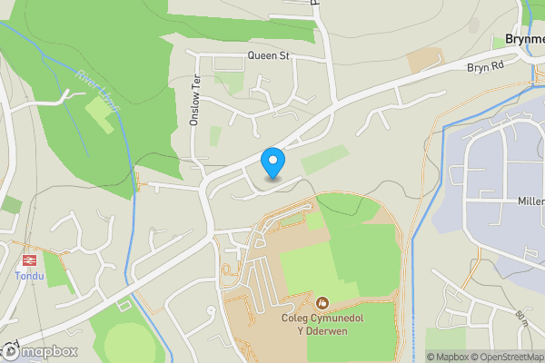 Map location for Freehold of 1-3 Haul Fryn, Brynmenyn, Bridgend, Mid Glamorgan, CF32 9LT