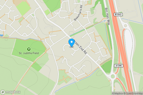 Map location for Chesham Road, Huntingdon, PE28 5XB