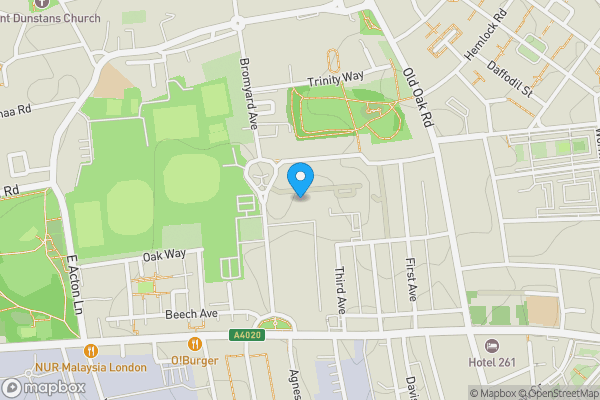 Map location for Napier House, LONDON, W3 7FF