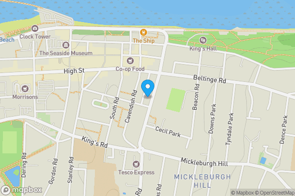 Map location for 36 & 38 Canterbury Road, Herne Bay, Kent, CT6 5DJ