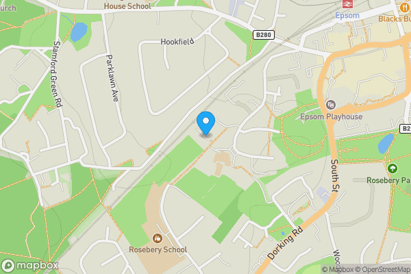 Map location for Dalmeny Way, Epsom, Surrey, KT18 7EF