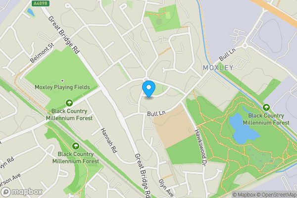 Map location for 14 Charnwood Close, Bilston, West Midlands, WV14 8NA