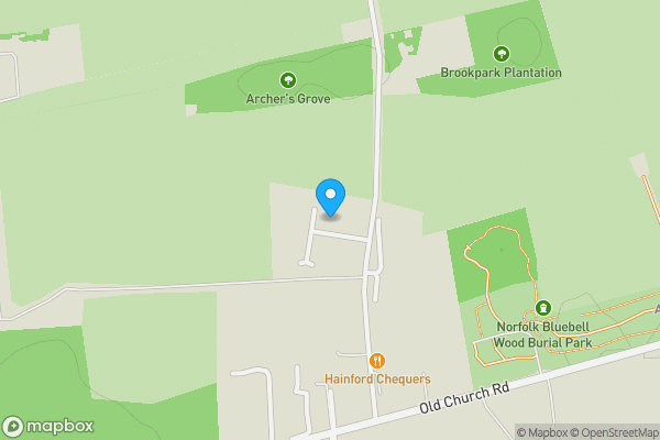 Map location for 4 Pollard Road, Hainford, Norwich, Norfolk NR10 3BE