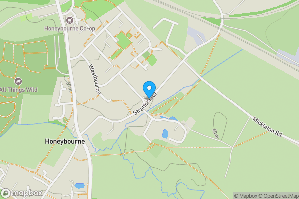 Map location for Stratford Road, Evesham, Worcestershire, WR11 7PP