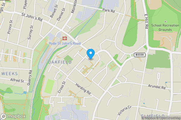 Map location for 7 Kent Street, Ryde, Isle of Wight, PO33 1EX