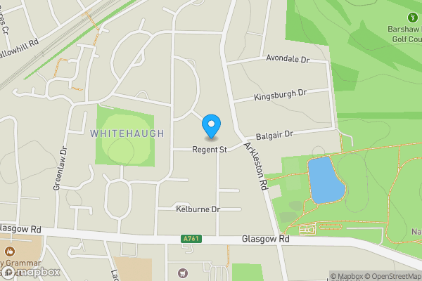 Map location for 17 Regent Street, Flat 2-2, Paisley, PA1 3TG