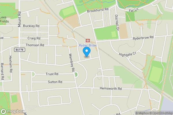 Map location for Land at Darras Road, Manchester M18 7PS