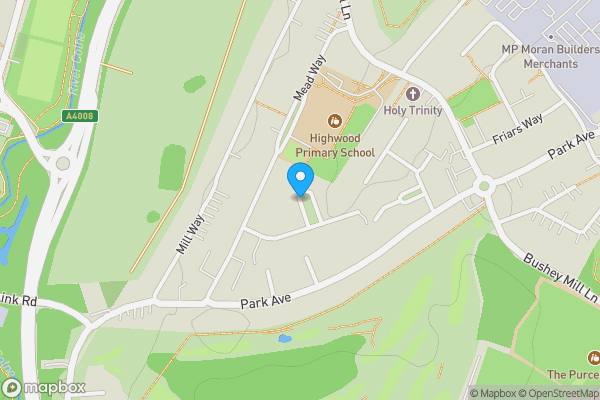 Map location for Scottswood Close, BUSHEY, Hertfordshire, WD23 2DW