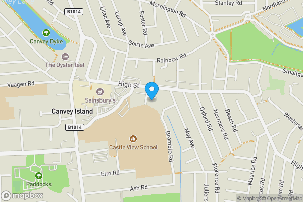 Map location for Freeholds, Venables Court, Venables Close, Canvey Island, Essex, SS8 7SB