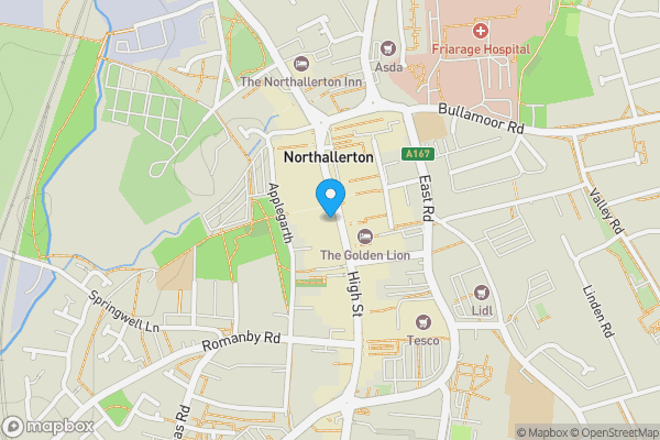 Map location for Barclays Bank, 193 High Street, Northallerton, North Yorkshire, DL7 8LJ