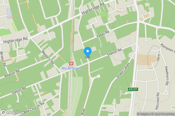 Map location for Eastern Road, Sutton Coldfield, West Midlands, B73 5NX