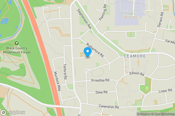 Map location for Napier Road, WALSALL, West Midlands, WS2 7JJ