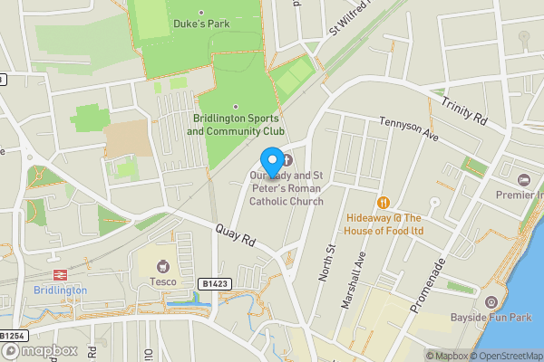 Map location for Field House Surgery, Victoria Road, Bridlington, East Yorkshire, YO15 2AT