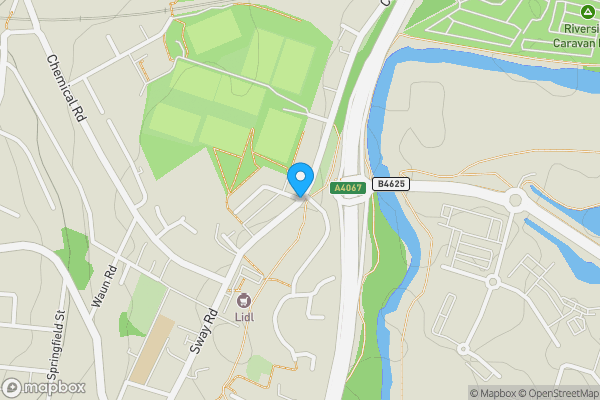 Map location for Clydach Road, Swansea, SA6 6QH