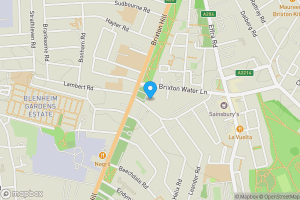 Map location for Flat F 81 Brixton Hill, London, SW2 1JE