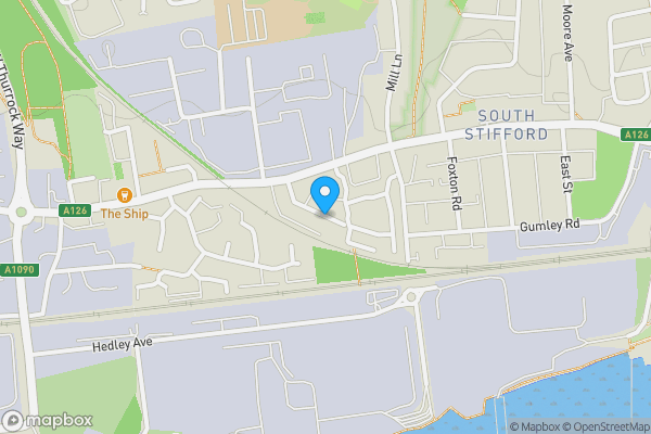 Map location for 16 Angle Road, Grays, Essex, RM20 4AP