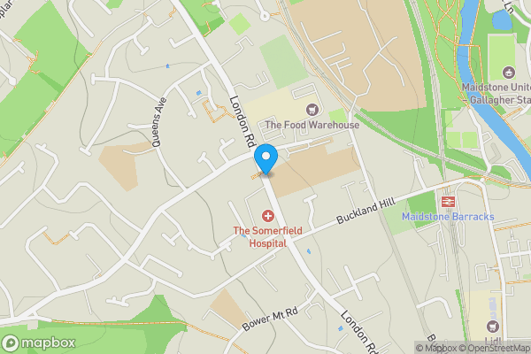Map location for London Road, MAIDSTONE, Kent, ME16 0DT