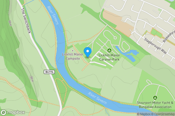 Map location for Lickhill, Stourport-on-Severn, Worcestershire, DY13 8RL