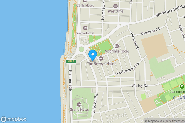 Map location for 339 Dickson Road, Blackpool, Lancashire, FY1 2JL