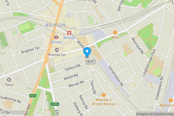 Map location for 60 Atlantic Road, Brixton, London, SW9 8PY