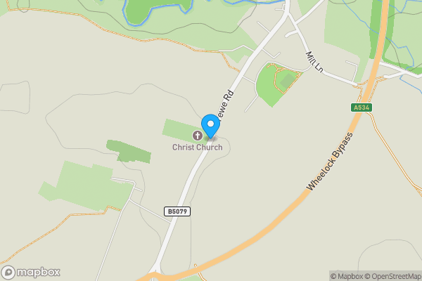 Map location for Crewe Road, SANDBACH, Cheshire, CW11 3RZ