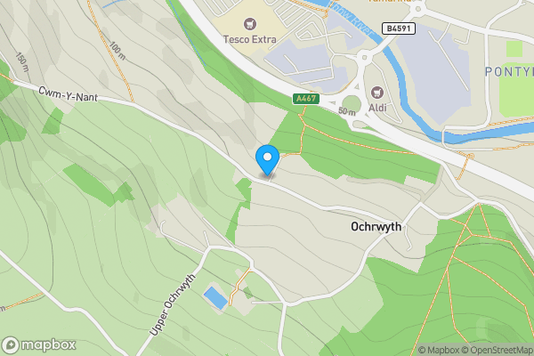 Map location for 9 Cwm-Y-Nant Ochrwyth, Newport, Gwent, NP11 6EP