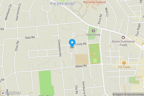 Map location for Durham House, Scholars Park, Darlington, DL3