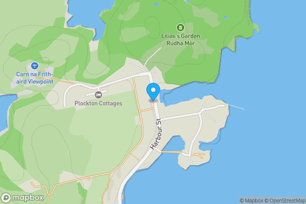 Map location for 9 Harbour Street, Plockton, Ross-Shire, IV52 8TG