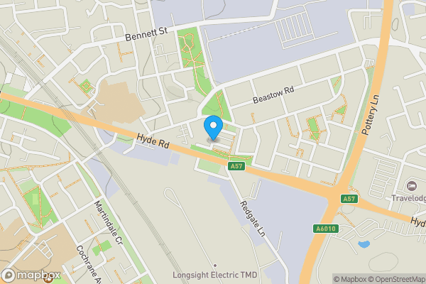 Map location for Fairhaven Street, Manchester, M12