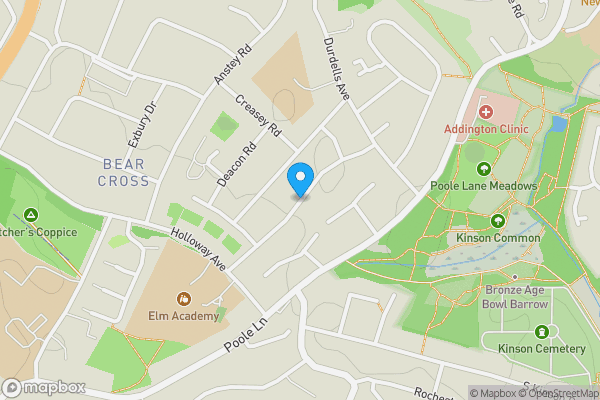 Map location for Youngs Road, BOURNEMOUTH, Dorset, BH11 9EW