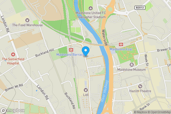 Map location for St. Peters Street, Maidstone, Kent, ME16 0GR