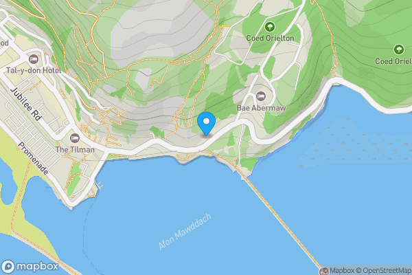 Map location for 4 Porkington Terrace, Barmouth, Gwynedd, LL42 1LX