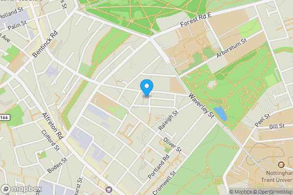 Map location for 8 Burns Avenue, Nottingham NG7 4DR